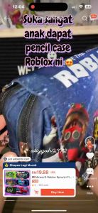 Roblox Pencil Case Kids stationary Huntrix Kpop demon hunter Pencil Case stationery box Primary school student pencil box pencil pouch Ready Stock Malaysia