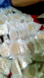 DALGONA CANDY SQUID GAME BENTUK BINTANG ISI 10PCS