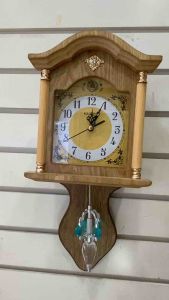 Kairos Brown Wooden Case Special Model Design Wall Clock KR002