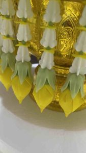 พานธูปเทียนแพ ขนาด 8 นิ้ว สวยมาก น่ารักสุด