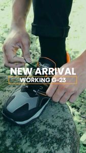 Sepatu Hiking Working G23 by working sneakers for you kulit imitasi airmash sole kuat anti licin cocok digunakan untuk mendaki dan adventure