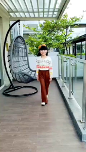Setelan Kulot Anak Perempuan Remaja Tanggung Hazwa Collection Oneset Tunik Kaos Sun Flower Lengan Panjang