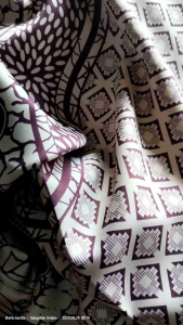 3 meter kain satin motif/batik silk motif