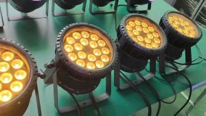 New!! RGBW 18*10W 4 in 1 Color Waterproof Par Light/ Full Color Par Light DMX512 for Dance Stage Indoor&Outdoor Activity