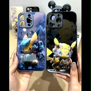 Pikachu iPhone Case for 14 Pro Max Case iPhone 13 Pro Max Case Glass iPhone Case