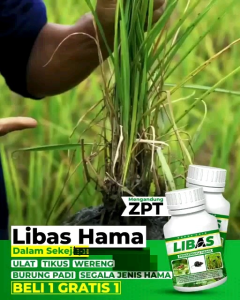 Pupuk Libas Pembasmi Hama dan Bakteri Tanaman Beli 3 Gratis 1