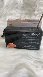 "พร้อมส่ง" วิทยุ/ลำโพงบลูทูธ MP3 (FP-813) ขนาดพกพาสุดคุ้ม!! พกพาสะดวก แถมฟรี สายชาร์จ