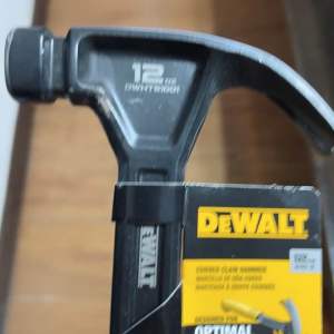 Dewalt 12 oz. Steel Curved Claw Nailing Hammer