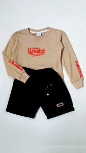 Baju Kaos Anak Laki-laki Lengan Panjang Motif Motor Usia 1-12 Tahun