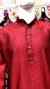 ✈️Art Silk Woven Zari Treaditional Mens Kurta ชุดเซ็ท เสื้อ+กางเกงพร้อมส่ง