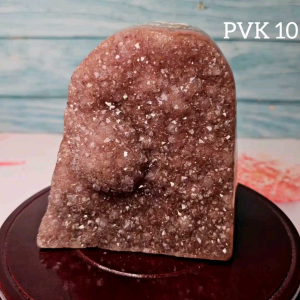 CrystaLuver PVK 10 Natural Amethyst Crystal Geode.