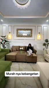 sofa minimalis modern warna cokelat