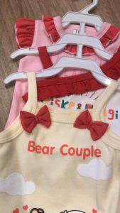 ชุดบอดี้สูท 3 ชุด ฟรุ้งฟริ้ง สวยหวาน น่ารักมาก ชุดเด็กผู้หญิง เสื้อผ้าเด็กผู้หญิง เสื้อผ้าเด็กแรกเกิดถึง 9 เดือน มีสต๊อกพร้อมส่ง มีเก็บเงินปลายทาง