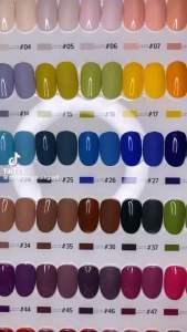 Set sơn gel 60 màu chai nơ cực hot tặng kèm Base Top bảng màu