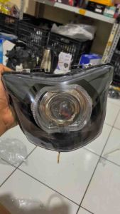 reflektor lampu depan jupiter mx king set lampu biled proji siap pakai