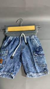 Celana Jeans Pendek Cargo Anak Laki-laki Usia 1-9 Tahun