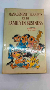Management Thoughts for The Family in Business | self-help and business book | old unused book