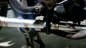 Leher Balap Drag Kontes Knalpot Racing KRT ORIGINAL