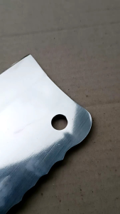 Pisau Cincang Daging Baja Stenlis Pisau Iris kifen Pisau Cacah Tulang Kambing