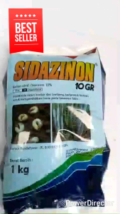 Insektisida SIDAZINON 10 GR (Ampuh basmi ulat tanah / larva kumbang & pengusir Tikus)