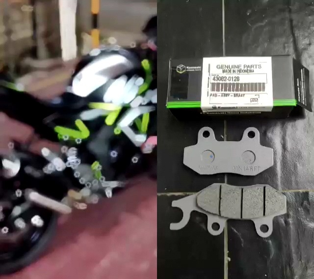 KAMPAS REM BELAKANG DISPAD BELAKANG NINJA 150 NINJA 250 KAMPAS REM