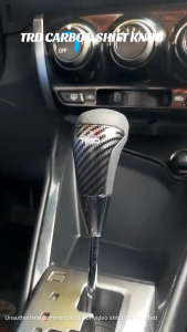 Trd Gr Sport Racing Gear Shift Knob With Durable Aluminum And Leather Build