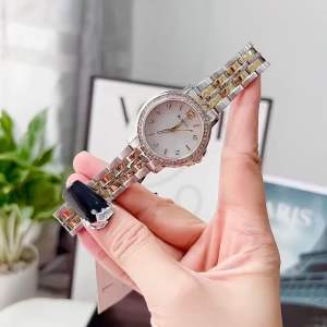 ĐỒNG HỒ NỮ CHÍNH HÃNG Bulova 98L249 Quartz Diamond Accent Markers White Dial Demi Gold Stainless Steel For Lady