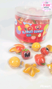 50pcs XL FRUIT GUMMY CANDY / loot bag fillers / paninda / giveaways / party favors.