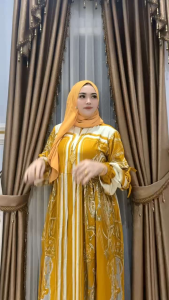Dress fatima jeje lengan balon terbaru best-seller