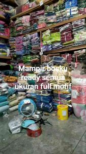 SEPREI SET 2 IN BED SORONG UKURAN 120*200*20 RUMBAI BAGIAN BAWA UKURAN 120*180*30