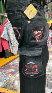 Celana Panjang KARGO bahan DENIM anak laki-laki terbaru