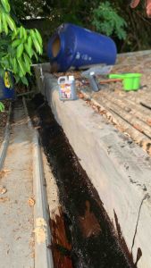 Aspal Cair pelindung & Pelapis Anti Bocor 1kg