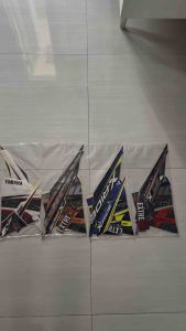 STIKER STRIPING LIS LES BODY YAMAHA XRIDE X-RIDE 2016 EXTREME PUTIH