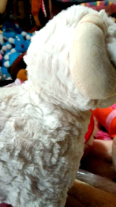 BONEKA SHAUN THE SHEEP DOMBA TANDUK BESAR KARAKTER BINATANG MAINAN ANAK KADO