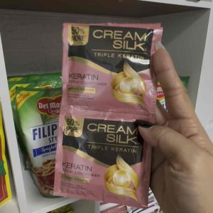 CREAM SILK TRIPLE KERATIN SERUM CONDITIONER 15ml (x6)