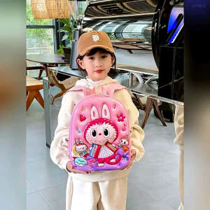 Balo mầm non 3d in hoạt hình labubu