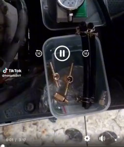 Bộ đo áp xăng tích hợp buồng đốt 2in1 phù hợp các dòng xe