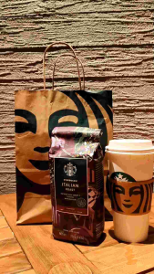 Starbucks Italian Roast coffee 250grams Dark Roast whole beans