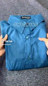 Difa Top Long Slevee Atasan Wanita Katun Poplin