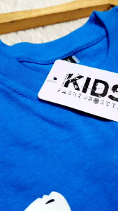 KFS 59 Kaos Anime One Piece Monkey DLuffy Turkis Anak Laki Laki Perempuan Cotton 30s Ingkigs Kids Fahion Style