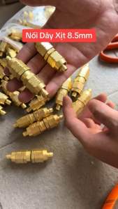 Đầu Nối Ống Nước Bằng Đồng Nguyên Chất chịu được áp lực nước cao và dễ dàng tháo lắp