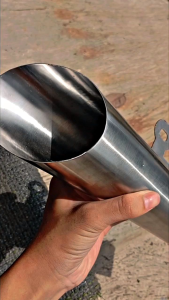 Silincer knalpot freeflow bambu runcing inlet 38-50 stainless steel f speed exhaust