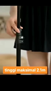 Tripod Hp Handphone 2 Meter B57 Potrait Foto Video Landscape 360 Derajat Live Streaming Vlog Tongsis Tripod 21 meter Paket Vlog Youtuber Streaming Live