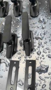 Rambuncis Panolet Jendela Besar Paket 12pcs Bahan Alumunium Hitam Powder Coating