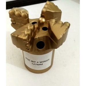 Mata Bor PDC Bit 4 Sayap 127 mm 5 Inch Untuk Pengeboran Batuan Keras