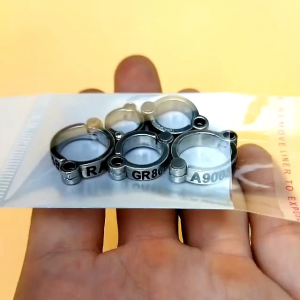 Vòng đeo chân cho chim vẹt chất liệu inox đóng mở có tùy chỉnh tên & số điện thoại