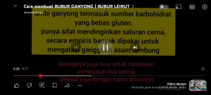 Tepung Pati Ganyong tepung umbi ganyong arrowot 500 gr putra sholeh