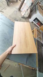 VÁN MDF 8mm 2 mặt vân gỗ phủ sần bóng làm kệ giá đồ nội thất