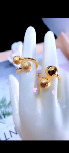 Abee Acc-005 Sz fleksible Cincin Titanium boba flexible berlapis emas