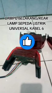 LAMPU BELAKANG/REAR LAMP SEPEDA LISTRIK UNIVERSAL